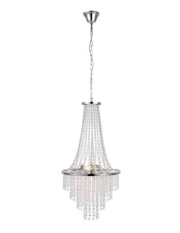Markslojd ALLINGTON Pendant 3L Transparent/Chrome 108125
