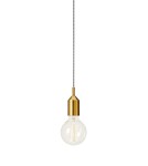 Pendant lamps bulbs - Markslojd BRONX Pendant 1L Brown 108098 - product 1