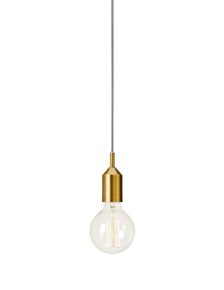 Pendant lamps bulbs - Markslojd BRONX Pendant 1L Brown 108098 - product kolory-swiatla.pl 1