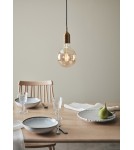 Pendant lamps bulbs - Markslojd BRONX Pendant 1L Brown 108098 - product 2