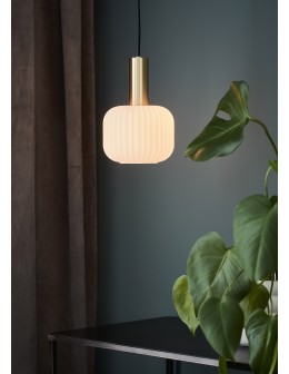 Markslojd SOBER Wisząca Mała 1L Mosiądz/Biały 108123 - produkt 2