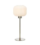 Scandinavian style table lamps - Markslojd SOBER Table Small 1L Steel/White 108121 - product 1