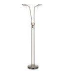 Floor lamps - Markslojd HUDSON Floor 2L Steel 105583 - product 1