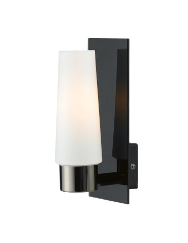 Markslojd BRASTAD Wall lamp 1L Black/White IP44 107614