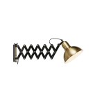 Loft wall lamps - industrial - Markslojd RIGGS Wall lamp 1L Antique/Black 108104 - product 1