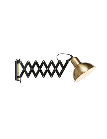 Markslojd RIGGS Wall lamp 1L Antique/Black 108104