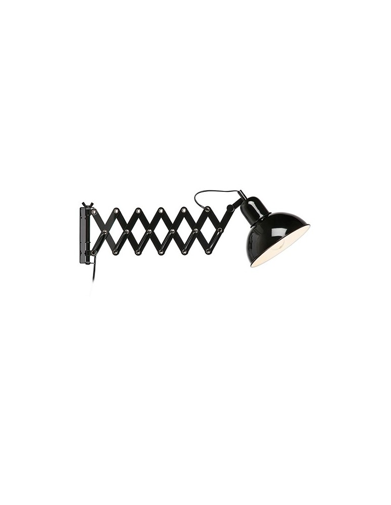 Loft wall lamps - industrial - Markslojd RIGGS Wall lamp 1L Black 108105 - product kolory-swiatla.pl 1