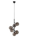 Markslojd CALLISTO Pendant 6L Black/Smoky 108108