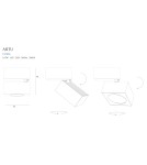 LED headlights - Maxlight Artu Ceiling Lamp C0106 - product 4