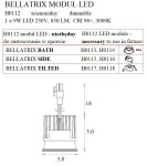 Other accessories - Maxlight Bellatrix LED Module - Dimmable For Bellatrix Recessed Luminaries H0112. - product 3