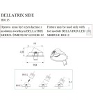 Flush-mounted lamps - pendants - Maxlight Bellatrix Side recessed luminaire White - Without LED light module H0112 H0115. - product 4