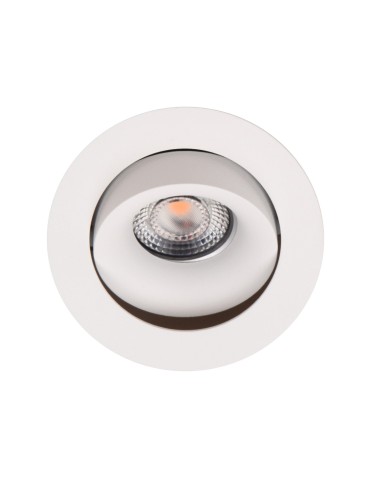 Maxlight Bellatrix Tilted White Recessed Luminaire - Without LED Light Module H0112 H0117.