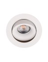 Maxlight Bellatrix Tilted White Recessed Luminaire - Without LED Light Module H0112 H0117.