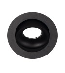 Flush-mounted lamps - pendants - Maxlight Bellatrix Tilted Black recessed luminaire - Without LED light module H0112 H0118. - product 1