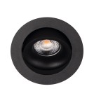 Flush-mounted lamps - pendants - Maxlight Bellatrix Tilted Black recessed luminaire - Without LED light module H0112 H0118. - product 3