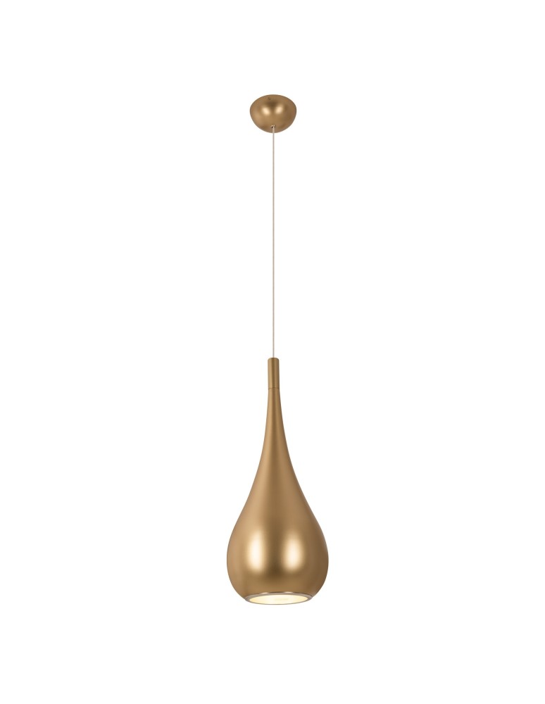 Pendant lamps - Maxlight Drop Pendant 1xE27 Matte Gold P0436 - product kolory-swiatla.pl 2