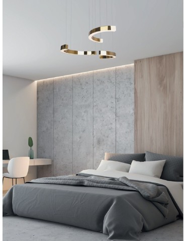 Maxlight Lotus 40W Gold Dimmable P0394D Pendant Lamp. - product 2