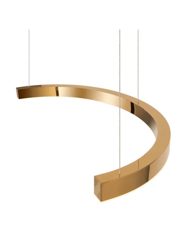LED pendant lamps - Maxlight Lotus 33W Gold Dimmable P0422D Pendant Lamp. - product kolory-swiatla.pl 1