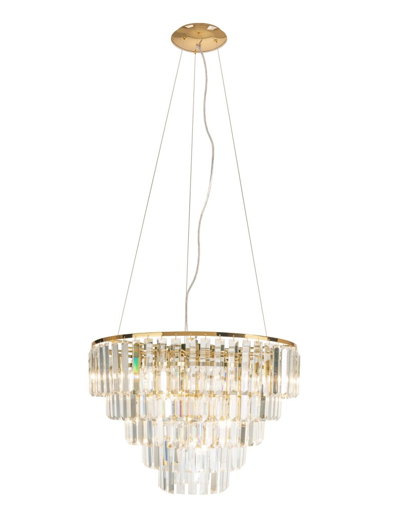 Pendant lamps - Maxlight Monaco Pendant Lamp Gold Ø 60 cm P0424 - product kolory-swiatla.pl 1