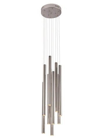 Maxlight Organic 10X Small Dimmable Chrome P0206D Pendant Lamp.