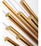 Icicle pendant lamps - Maxlight Organic 10X Gold Small Dimmable P0265D Pendant Lamp. - product 3