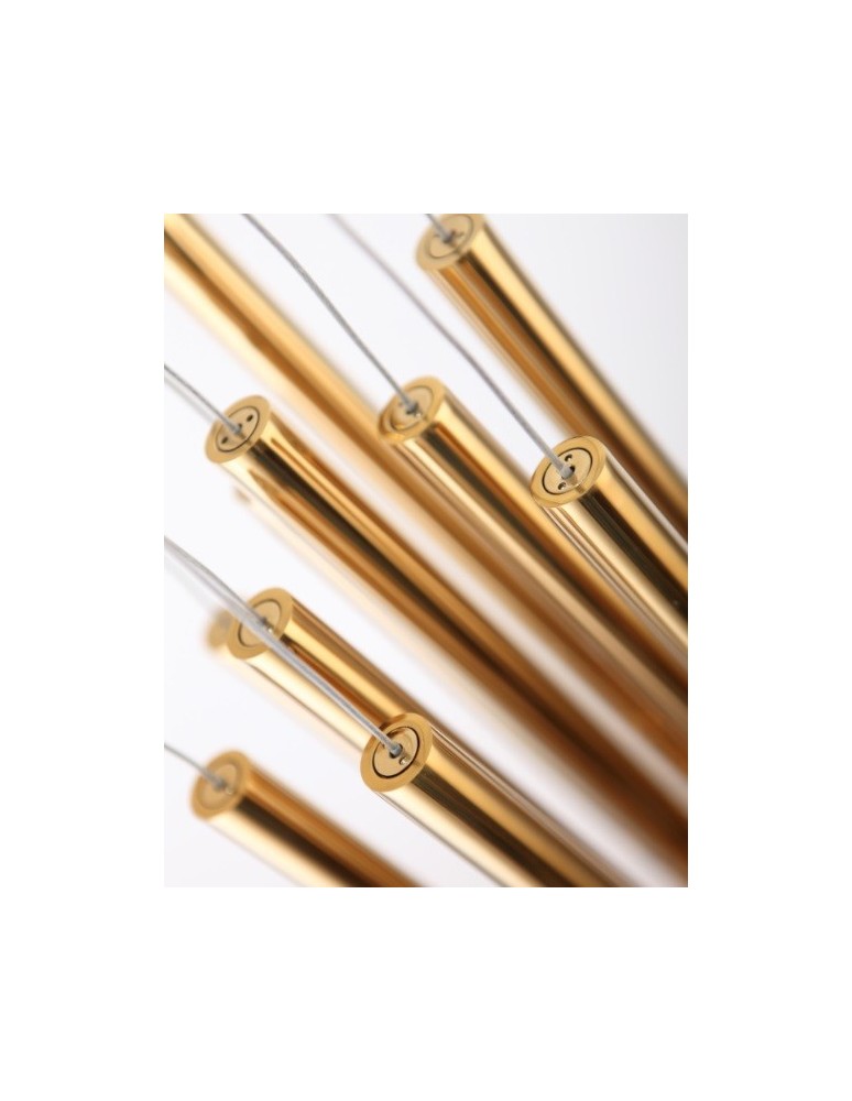 Icicle pendant lamps - Maxlight Organic 10X Gold Small Dimmable P0265D Pendant Lamp. - product kolory-swiatla.pl 3