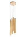 Maxlight Organic 10X Gold Small Dimmable P0265D Pendant Lamp.