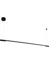 View Maxlight Organic Horizon 150cm Black Dimmable P0358D Pendant Lamp.