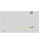 LED pendant lamps - Maxlight Organic Horizon 150cm Gold Dimmable P0360D Pendant Lamp. - product 2