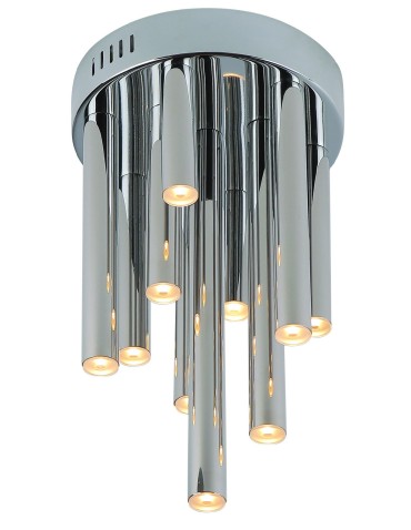 Maxlight Plafond Organic Chrome Small Dimmable C0117D.