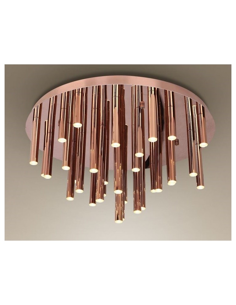 Modern ceiling lamps - Maxlight Plafond Organic 33X1 Copper Dimmable C0093D. - product kolory-swiatla.pl 2