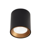 LED ceiling luminaires - Maxlight Tub Round Ceiling Lamp Black + Gold Ornamental Ring RC0155/C0156 Gold C0211 - product 1