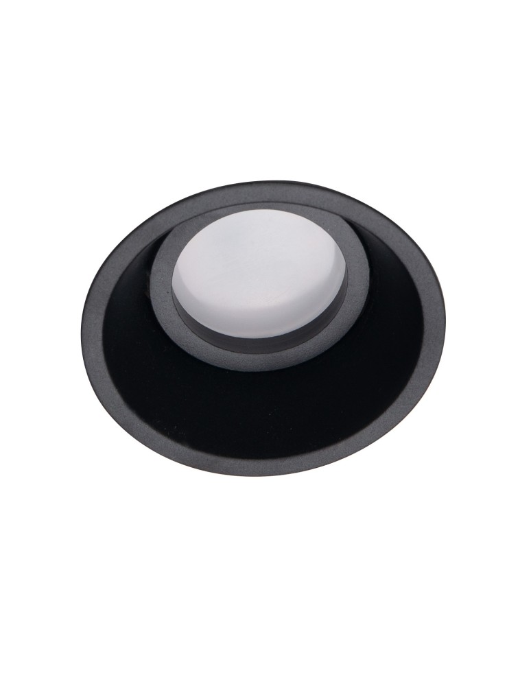 Flush-mounted lamps - pendants - Maxlight Deep Black GU10 recessed luminaire H0111 - product kolory-swiatla.pl 1