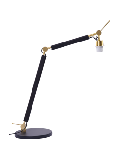 Azzardo ZYTA S TABLE LAMPBODY BK/GO 1xE27 Stołowa Bez Abażuru Czarny Złoty AZ4188