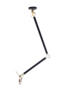 Azzardo ZYTA M PENDANT LAMPBODY BK/GO 1xE27 Ceiling Arm Moving Without Lampshade Black Gold AZ4192