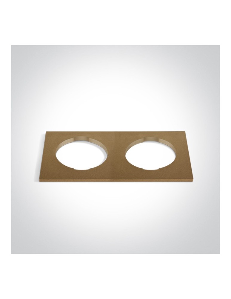 Other accessories - One Light Double square decorative brass base for 10105H - product kolory-swiatla.pl 1