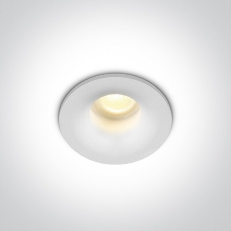 One Light Wpust sufitowy LED biały Engomi IP44