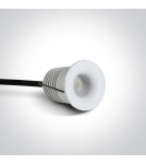 Flush-mounted hermetic lamps - One Light LED ceiling drain white Engomi IP44 - product 2