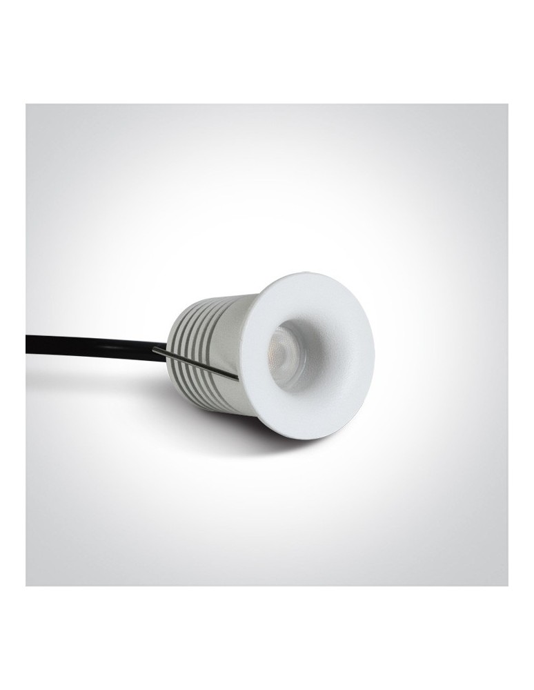 Flush-mounted hermetic lamps - One Light LED ceiling drain white Engomi IP44 - product kolory-swiatla.pl 2