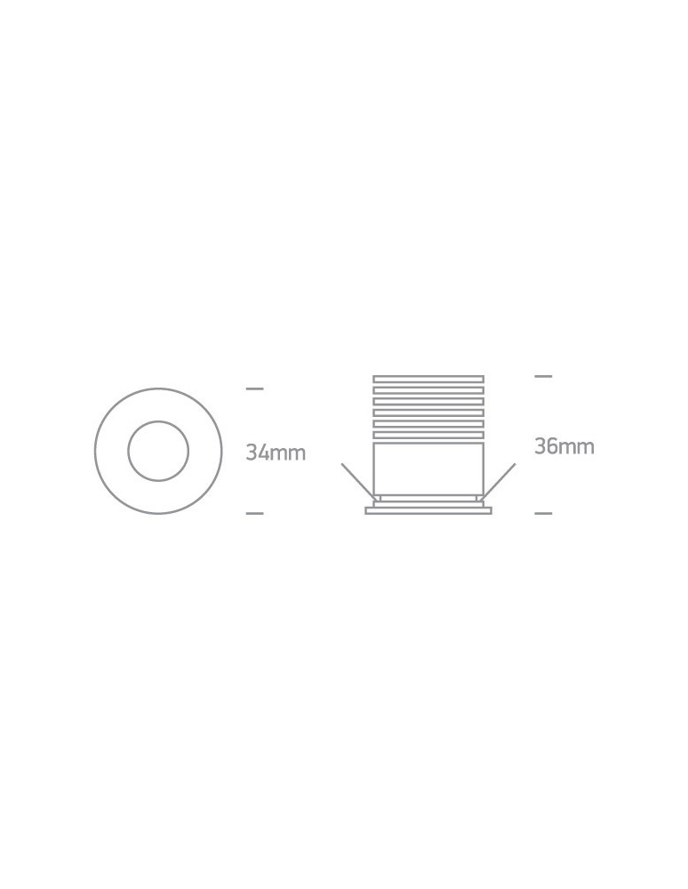 Flush-mounted hermetic lamps - One Light LED ceiling drain white Engomi IP44 - product kolory-swiatla.pl 3