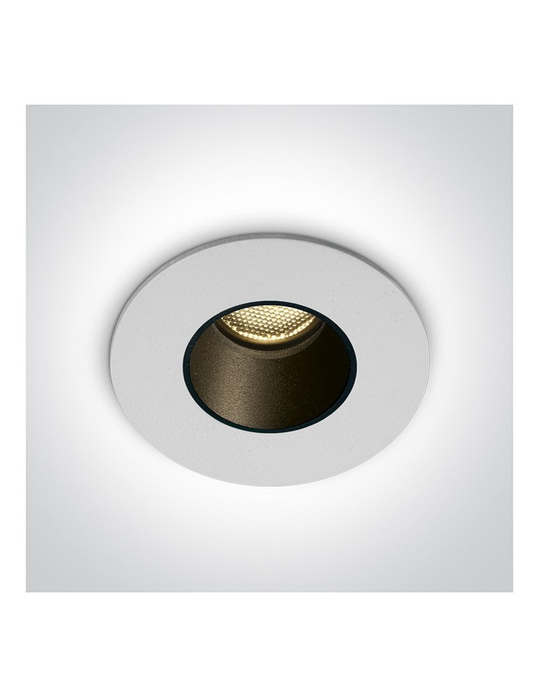 Flush-mounted outdoor lights - One Light Drios recessed white warm light 10102H/W/W IP65 - product kolory-swiatla.pl 1