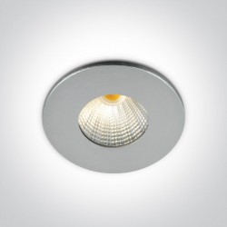 One Light Wpust aluminiowy LED stały Kato 10103B/AL/W