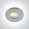 One Light Wpust aluminiowy LED stały Kato 10103B/AL/W