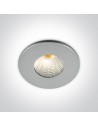 One Light LED fixed aluminum drop inlet Kato 10103B/AL/W