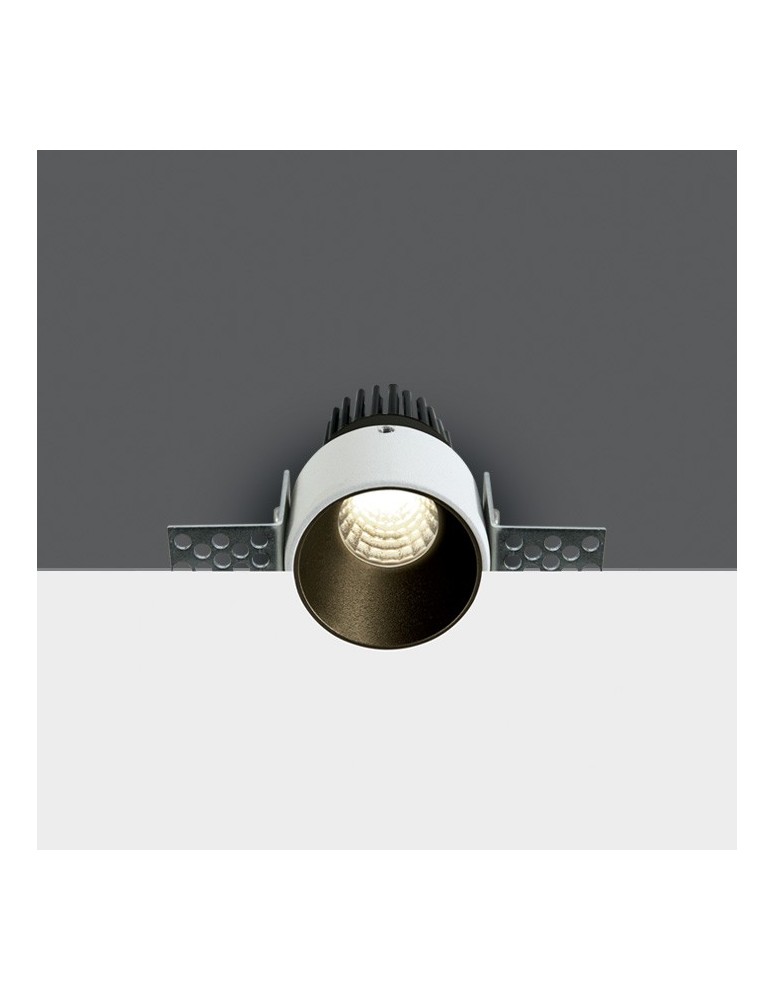Frameless flush-mounted lamps - trimless - One Light LED recessed white Lakatamia dark center 10103BTR/B/W - product kolory-swiatla.pl 1