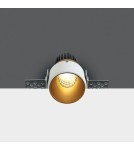 Frameless flush-mounted lamps - trimless - One Light LED recessed white Lakatamia brass center 10103BTR/BS/W - product 1