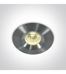 Flush-mounted hermetic lamps - One Light LED bathroom drain aluminum Polis 10103P/AL/D IP65 - product 1
