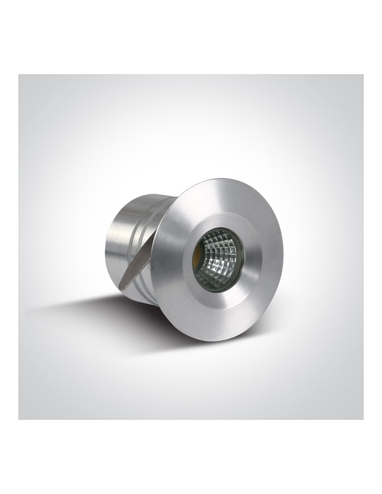 Flush-mounted hermetic lamps - One Light LED bathroom drain aluminum Polis 10103P/AL/D IP65 - product kolory-swiatla.pl 2