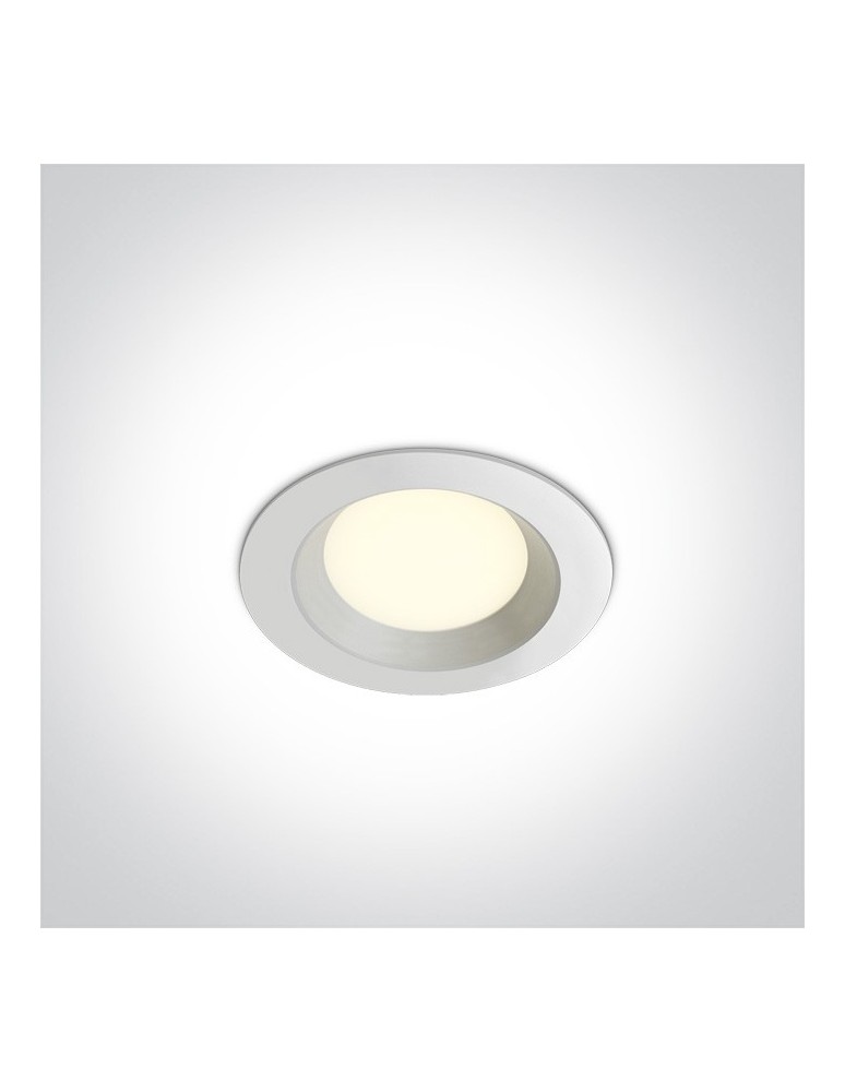Flush-mounted lamps - pendants - One Light white LED drop-in Odu 10103T/W/C - product kolory-swiatla.pl 1