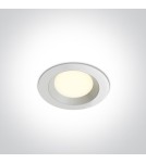 Flush-mounted lamps - pendants - One Light white LED drop-in Odu 10103T/W/W - product 1